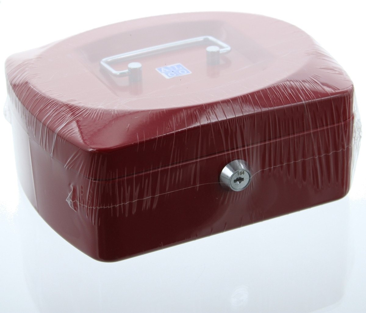ALCO Geldkassette Geldkassette Stahlblech mit Schloss 205x160x85mm rot. ALCO Geldkassette Geldkassette Stahlblech mit Schloss 205x160x85mm rot. von ALCO