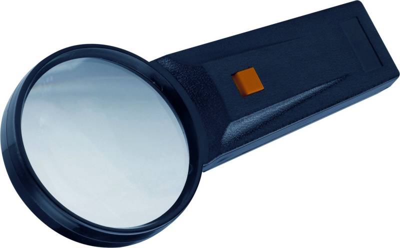 ALCO Taschenlupe Rundlupe Kunststoff 3-fach schwarz von ALCO