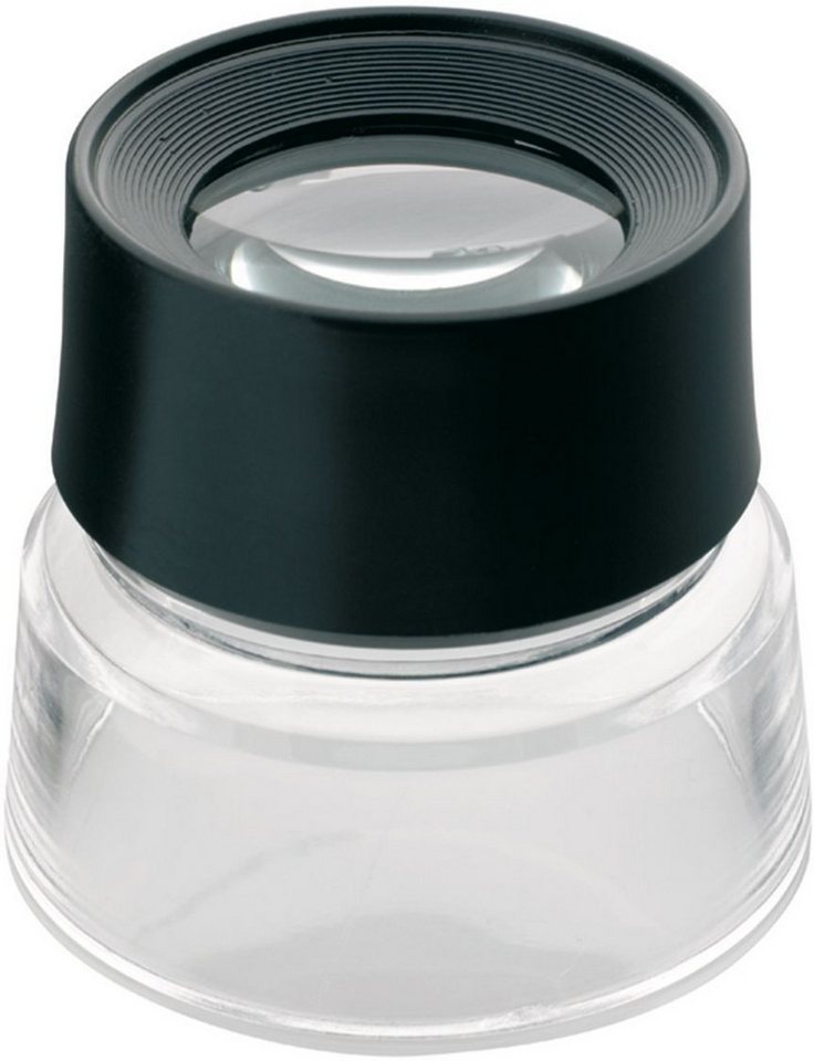 ALCO Taschenlupe Standlupe Kunststoff 10-fach schwarz von ALCO