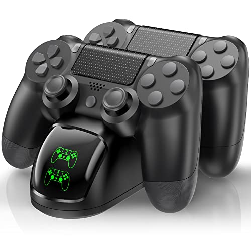 ALEEMTRY PS4 Controller Ladestation, PS4 Controller Zubehör mit Led-Anzeige/1.8Std Schnelllade, PS4 Ladestation für Playstation 4/PS4 Pro/PS4 Slim Controller ALEEMTRY PS4 Controller Ladestation, PS4 Controller Zubehör mit Led-Anzeige/1.8Std Schnelllade, PS4 Ladestation für Playstation 4/PS4 Pro/PS4 Slim Controller von ALEEMTRY