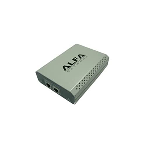 ALFA NETWORK APOE48V Injector - APOE-48V - 48 V PoE Basiseinheit (Injektor), 802.3af konform von ALFA NETWORK
