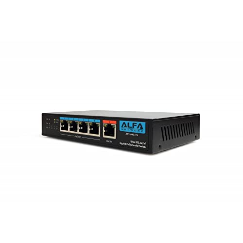 Alfa Network Alfa 4-Anschlüsse Gigabit PoE Switch 60W APS-104G-EX von ALFA NETWORK