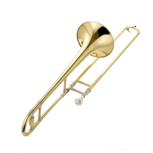 Altposaune Bb Tonart Instrument Alt B Posaune Goldlackiert Geeignet Für Professionelle Auftritte von ALFAAL