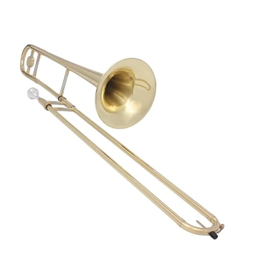 Altposaune Bb Tonart Instrument Professionelle Leistung Posaune Bb Alto Gold B Flat Mit Box Stoffhandschuh Messing Instrument Teile von ALFAAL
