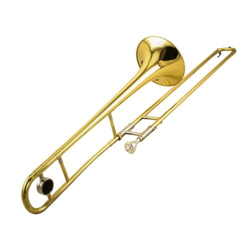 Altposaune Bb Tonart Instrument Professionelles Alt B Posaune Instrument Goldfarben Lackiert von ALFAAL