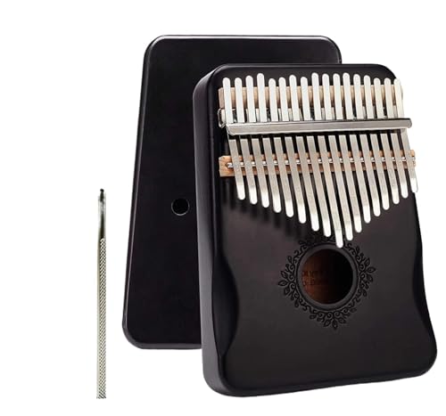 Kalimba Daumenklavier 17-Tasten-chromatisches niedliches Musikinstrument tragbares Daumenklavier professionelles Kalimba-Fingerklavier-Musikinstrument (Color : 4) von ALFAAL