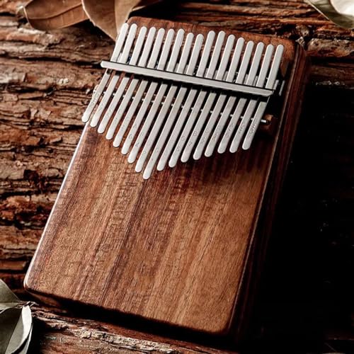 Kalimba Daumenklavier Chromatisches 17-Tasten-Daumenklavier Marimba-Musikinstrument Musik tragbares Marimba-Musikinstrument Musikzubehör von ALFAAL
