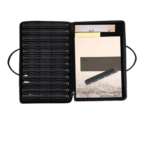 Mundharmonika C Dur Professionelles Mundharmonika Set 12 Dur Tonarten ABCEFGD Tonart 24 Löcher Polyphon(12 piece set) von ALFAAL