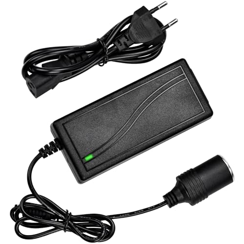 ALFFREUDE Spannungswandler 220V auf 12V KFZ Netzadapter Wechselrichter 60W 12v 5A Geeignet für Luftkompressoren Tragbare Kühlschränke Autostaubsauger Usw ALFFREUDE Spannungswandler 220V auf 12V KFZ Netzadapter Wechselrichter 60W 12v 5A Geeignet für Luftkompressoren Tragbare Kühlschränke Autostaubsauger Usw von ALFFREUDE