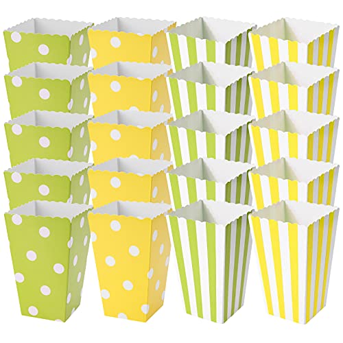 20 StüCk Popcorn Boxes Popcorn TüTen Papier Popcorn Boxen Papier Popcorn TüTen,Candy Bar TüTen, Party Snacks TüTe, FüR Mitgebsel, Kindergeburtstag, Party Snacks, SüßIgkeiten, Popcorn Und Geschenke von ALFX