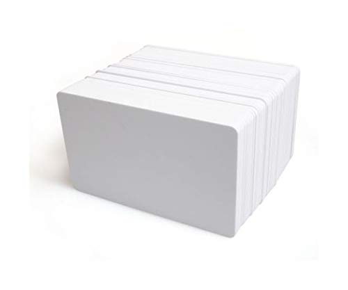 ALG ID Cards | Premium weiße PVC-Karten aus Kunststoff (760 Mikron, CR80) (100) von ALG ID Cards