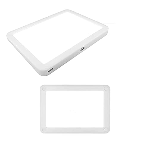 ALHBEJT Silikonhülle für Magic Trackpad 2 und 3, leicht, stoßfest, weiches Silikon, Schutzhülle für Apple Wireless Touchpad Apple Magic Trackpad (weiß) von ALHBEJT