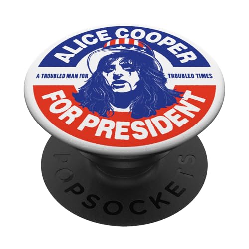 Alice Cooper – Alice 4 President Pocket Hit PopSockets mit austauschbarem PopGrip Alice Cooper – Alice 4 President Pocket Hit PopSockets mit austauschbarem PopGrip von ALICE COOPER