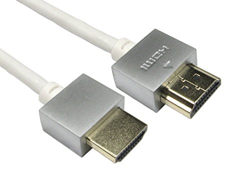 Alida Systems ® HDMI-Kabel mit 3D-, Ethernet- und Audio-Return-Kanal, 2 m, Weiß von ALIDA SYSTEMS