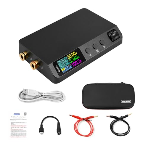 ALIENTEK DP100 DC Variables Netzteil, 30 V 5 A Bank, einstellbare geregelte Ziffern, Display, tragbarer Mini-Spannungsregler, 100 W (DP100-1) von ALIENTEK