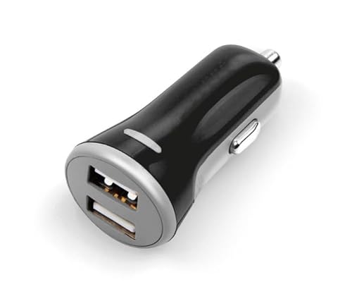 ALIGATOR AZACHS0008 - intelligentes Autoladegerät für Mobiltelefone, Aufladen über Zigarettenanzündereingang. Ausgang 3,4 A, 2 x USB, Smart IC, USB-C-Kabel, Farbe: schwarz ALIGATOR AZACHS0008 - intelligentes Autoladegerät für Mobiltelefone, Aufladen über Zigarettenanzündereingang. Ausgang 3,4 A, 2 x USB, Smart IC, USB-C-Kabel, Farbe: schwarz von ALIGATOR