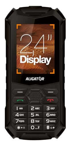 ALIGATOR Outdoor-Tasten-Handy AZAR35B eXtremo mit 2,4“ Farbdisplay, dual SIM, Kamera 1,3 Mpix, robust, wasserfest IP68, Farbe schwarz ALIGATOR Outdoor-Tasten-Handy AZAR35B eXtremo mit 2,4“ Farbdisplay, dual SIM, Kamera 1,3 Mpix, robust, wasserfest IP68, Farbe schwarz von ALIGATOR