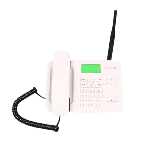 Aligator T100 GSM Mobiltelefon im klassischen Tischtelefon Style Weiß von ALIGATOR