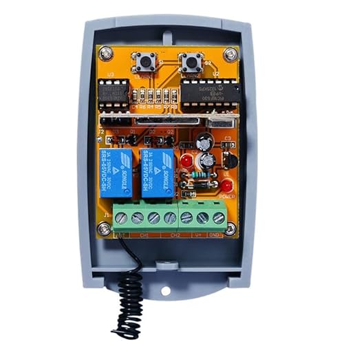 SEAV kompatibel Funkempfänger 2-Kanal Empfänger für BE Good RS3 / BE Happy RS/BE SMART RS Fernbedienungen 12-24 VAC/DC, NO/NC 433.92MHz Rolling/Fixed Code SEAV kompatibel Funkempfänger 2-Kanal Empfänger für BE Good RS3 / BE Happy RS/BE SMART RS Fernbedienungen 12-24 VAC/DC, NO/NC 433.92MHz Rolling/Fixed Code von ALIRANTA