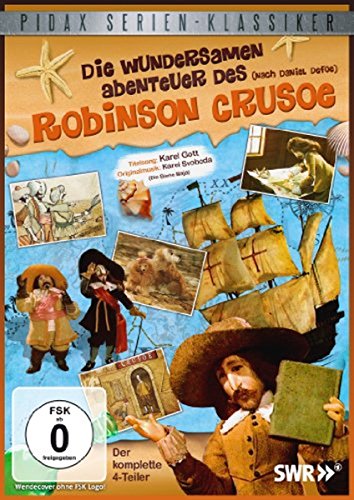 Die wundersamen Abenteuer des Robinson Crusoe - Die komplette 4-teilige Serie nach dem Roman von Daniel Defoe (Pidax Serien-Klassiker) von ALIVE AG