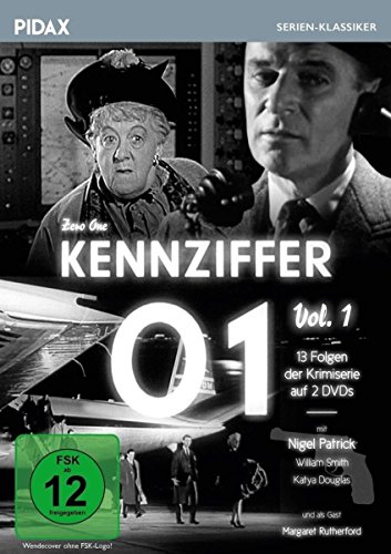 Kennziffer 01 (Zero One) / 13 Folgen der Kriminalserie mit Nigel Patrick und vielen Stars, u.a. MISS MARPLE-Darstellerin Margaret Rutherford (Pidax Serien-Klassiker) [2 DVDs] von ALIVE AG