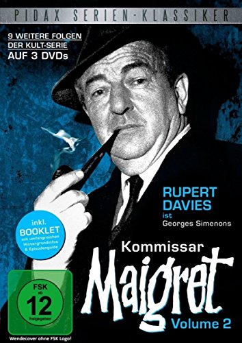 Kommissar Maigret, Vol. 2 / Weitere 9 Folgen der legendären Kultserie mit Rupert Davies nach dem Romanen von Georges Simenon (Pidax Serien-Klassiker) [3 DVDs] von ALIVE AG