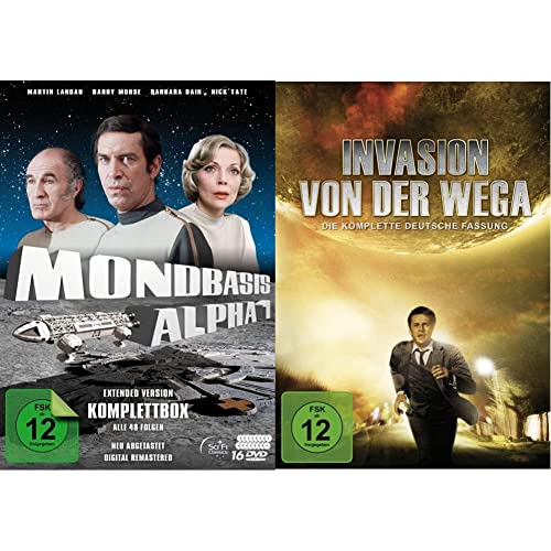 Mondbasis Alpha 1 - Extended Version Komplettbox: Alle 48 Folgen (Neuabtastung) [16 DVDs] & Invasion von der Wega - Die komplette deutsche Fassung [6 DVDs] von ALIVE AG