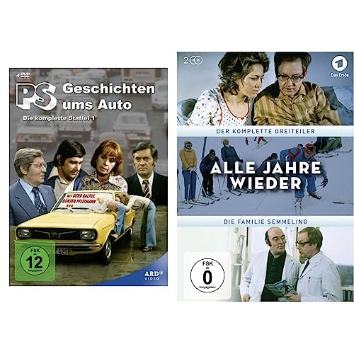 PS - Geschichten ums Auto (Neuauflage) [4 DVDs] & Alle Jahre wieder - Die Familie Semmeling (2 DVDs) von ALIVE AG