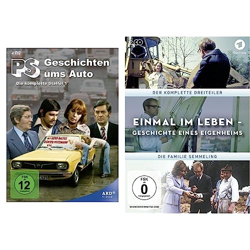 PS - Geschichten ums Auto (Neuauflage) [4 DVDs] & Einmal im Leben - Geschichte eines Eigenheims (Die Familie Semmeling) - Der komplette Dreiteiler [2 DVDs] von ALIVE AG