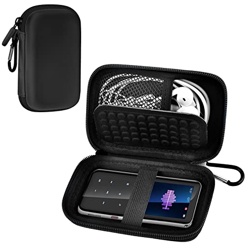 MP3 MP4 Player Tasche für AIWORTH für MIBAO für SUPEREYE für iPod für Sony NW-A55/A45/B für Sandisk Walkman BT 5.0 - Tragbare Digitale verlustfreie Musikplayer zum Wandern und Laufen (Schwarz) von ALKOO