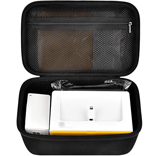 Tasche für Kodak Dock Plus 4x6 Sofortbilddrucker (2022 Edition), Aufbewahrungstasche für tragbaren Bluetooth-Fotodrucker & Fotopapier, Papierfach, Patronen-Nachfüllpackung - Schwarz (nur Box) von ALKOO
