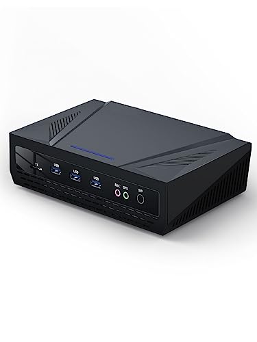 ALLASONE Mini Computer Windows 11 Pro AMD Ryzen 9 64GB DDR4 RAM 1TB HDD,Mini PC DP HDMI Type-C Triple Display 4K UHD,TF Slot Mini Desktop PC USB3.0 WiFi 6 BT5.2 von ALLASONE