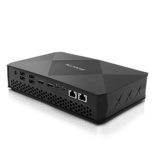 ALLASONE Mini PC Windows 10,Core I5-8305G,Mini Computer Dual LAN 8G DDR4 RAM 512G NVME SSD,Mini Desktop PC Dual HDMI2.0 Mini DP 4K WiFi 6,Micro PC von ALLASONE