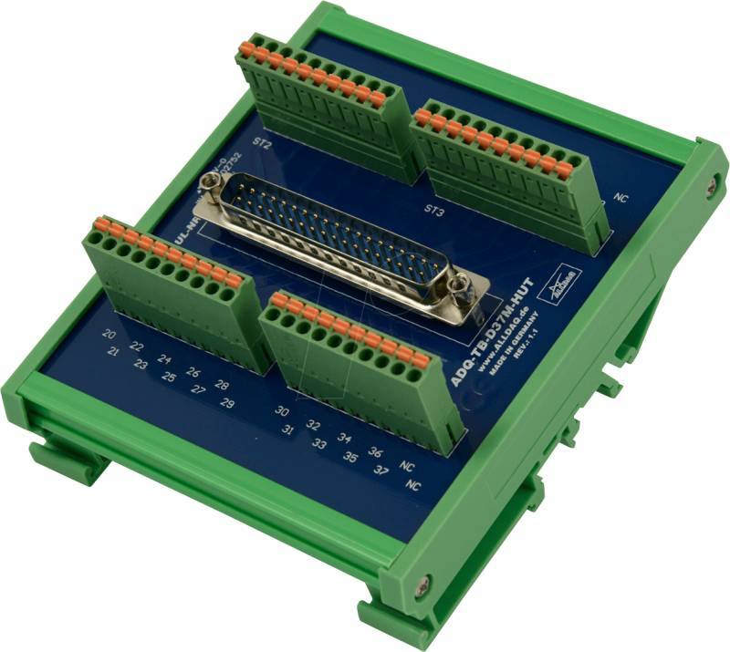 ALLDAQ 111750 - Anschlussblock, 37-polig Sub-D, Phoenix-Klemmen von ALLDAQ