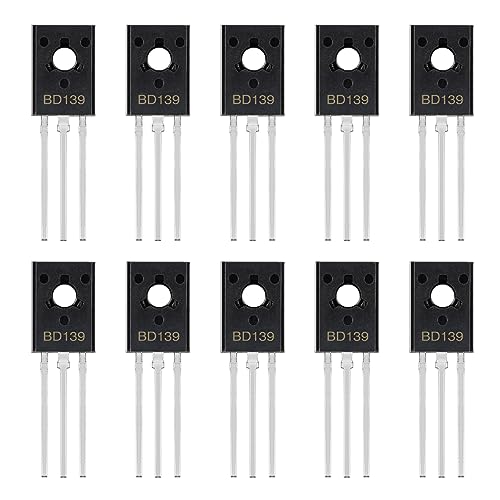 ALLECIN 20 Stück BD139 Leistungstransistor NPN BD 139 Spannungsregler IC Audio Leistungsverstärker Triode Transistor TO-126 1,5A 80V von ALLECIN