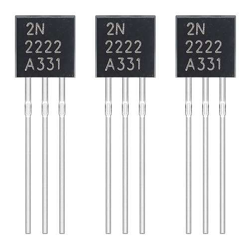 ALLECIN 2N2222 NPN Transistor Allzweck Verstärker 2N2222A Silizium Transistoren für DIY TO-92 60 V 800 mA (Packung mit 200 Stück) von ALLECIN