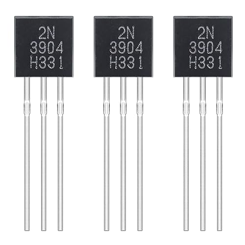 ALLECIN 2N3904 NPN Transistor Allzweck Verstärker TO-92 Silizium Transistoren für DIY 60V 200 mA (Packung mit 200 Stück) von ALLECIN