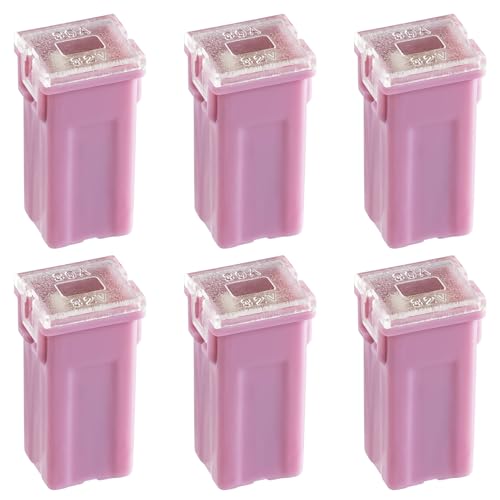 ALLECIN 30A Blocksicherung Hohem Profil 30Ampere Tall Standard Profile Box Shaped Fuse Auto Sicherungen Hochprofil KFZ Sicherung für LKW PKW (Packung mit 6 Stück) von ALLECIN