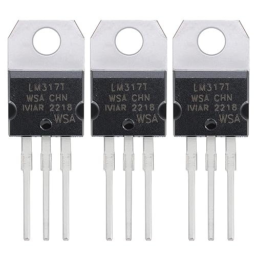 ALLECIN LM317T LM317 Spannungsregler mit drei Anschlüssen Einstellbarer Verstellbarer 1,5A 1,2V bis 37V IC Regler für DIY TO-220 (Packung mit 30 Stück) von ALLECIN