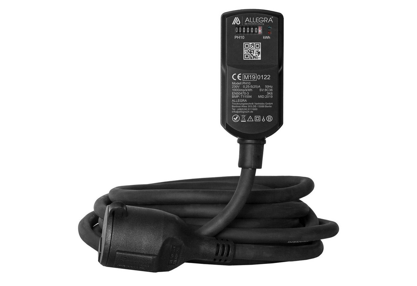 ALLEGRA MID Stromzähler PH10 mit 10 m Verlängerungskabel H07RN-F 3G2,5 mm² Verlängerungskabel ALLEGRA MID Stromzähler PH10 mit 10 m Verlängerungskabel H07RN-F 3G2,5 mm² Verlängerungskabel von ALLEGRA