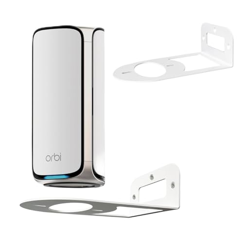 ALLICAVER WiFi 7 Wandhalterungs-Set, Wandhalterung, stabiles Metall, kompatibel mit WiFi 7 Modellen RBE970, RBE770 (RBE772, RBE773), RBE972S und RBE973S, mit Kabel-Organizer-Halterung, 2 Stück von ALLICAVER