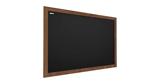 ALLboards Kreidetafel mit lackiertem Holzrahmen 100x80cm, Schwarz, Schreibtafel, Kreide von ALLboards