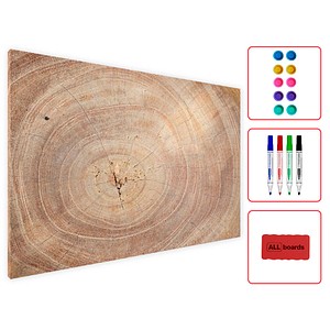 ALLboards Magnettafel 90,0 x 60,0 cm Baumstamm von ALLboards