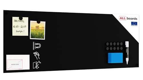 ALLboards Rahmenloses SLIMboard - Kreideoberfläche - 90x30 cm + GRATIS von ALLboards