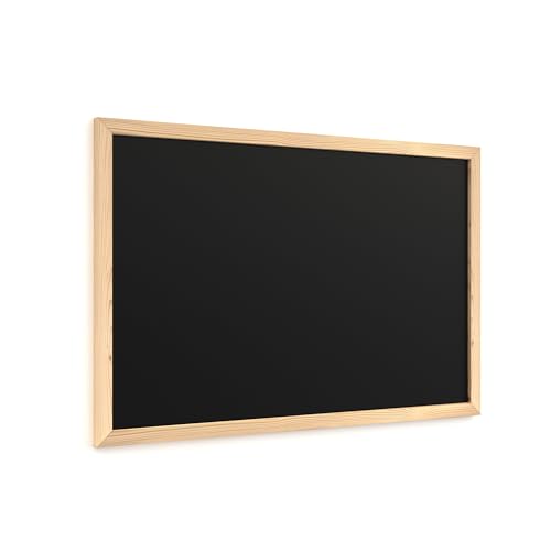 ALLboards Schwarze Kreidetafel 60×40 cm, ECO-Holzrahmen, Schwarz, Schreibtafel, Kreide von ALLboards