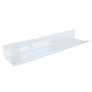 ALLboards Stiftablage für Glasboards transparent Acryl 25,0 x 6,0 x 3,0 cm von ALLboards