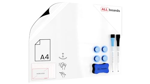 Magnetauflage A4-Format, trosckenabwischbar+ Zubehör von ALLboards