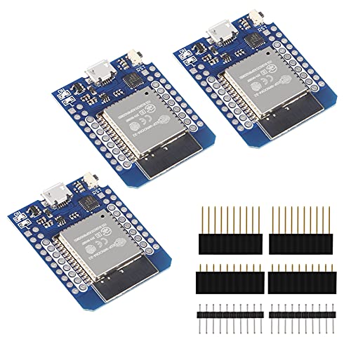 ALMOCN 3 Stück ESP32 ESP-WROOM-32 WLAN WLAN Bluetooth IoT Entwicklungsplatine 5 V kompatibel für Arduino von ALMOCN