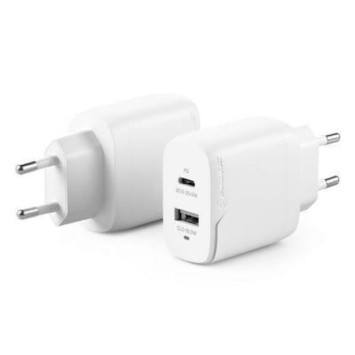 ALOGIC 2-Port 32W Rapid-Power USB-C GaN-Wandladegerät weiß von ALOGIC