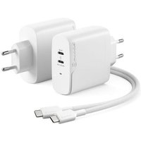 ALOGIC 2X63 Rapid Power 63 W GaN-Ladegerät inklusive 100 W USB-C-Ladekabel 2m ALOGIC 2X63 Rapid Power 63 W GaN-Ladegerät inklusive 100 W USB-C-Ladekabel 2m von ALOGIC